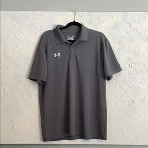 Under Armour Gray Performance Polo Shirt